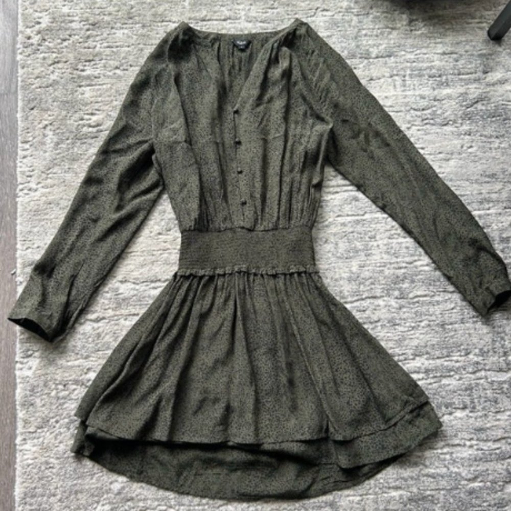 Rails Long Sleeve Mini Dress Size Small
